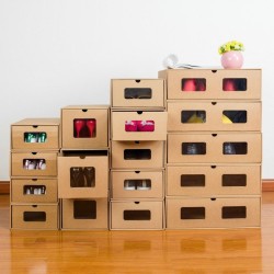 Caja Cartón Organizadora Tacón Alto Ventana